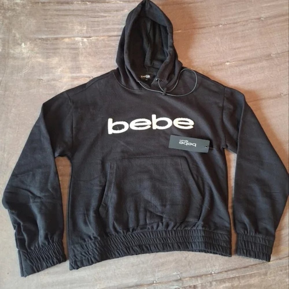 NWT- Bebe Sport Ruched Hoodie